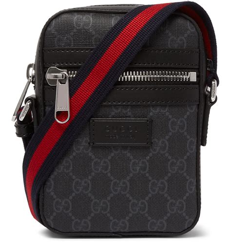 gucci messenger bag mens|gucci monogram messenger bag.